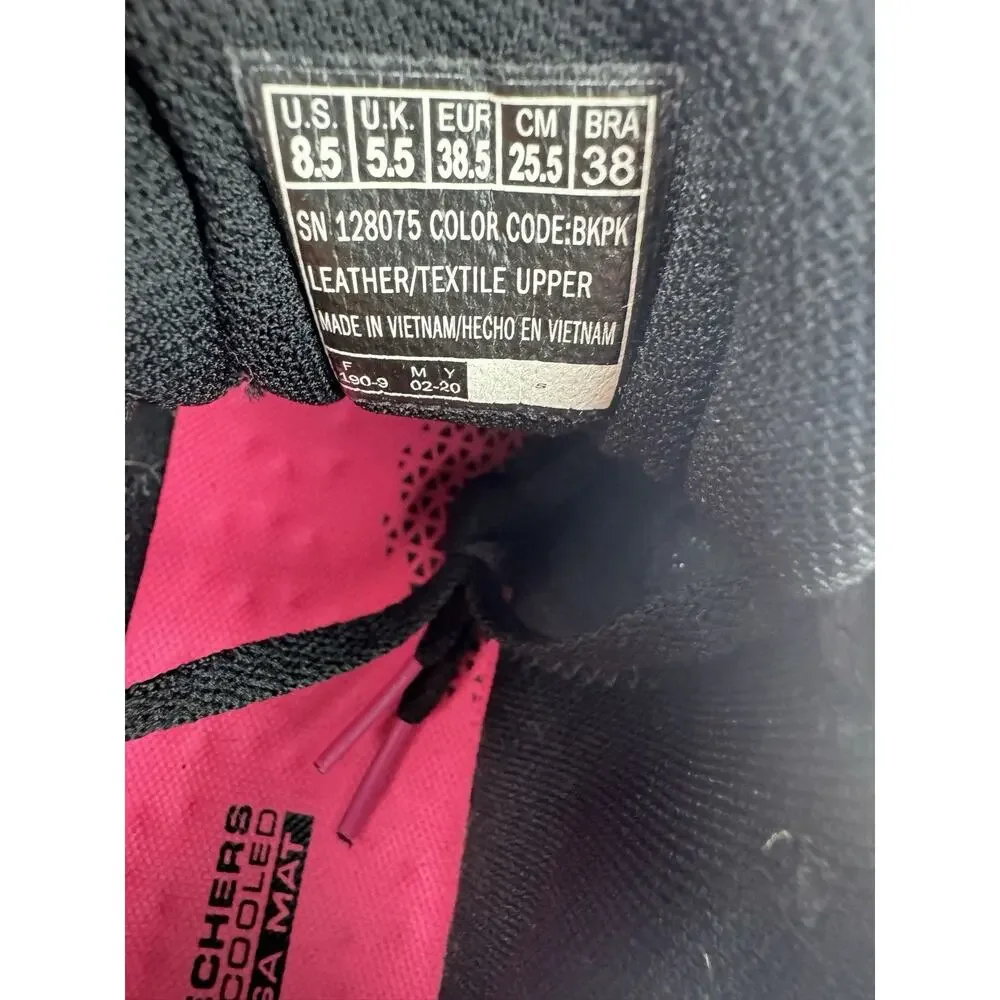 Skechers Go Run Consistent 128075W Sz. 8.5 Women’s Black/Pink Sneakers